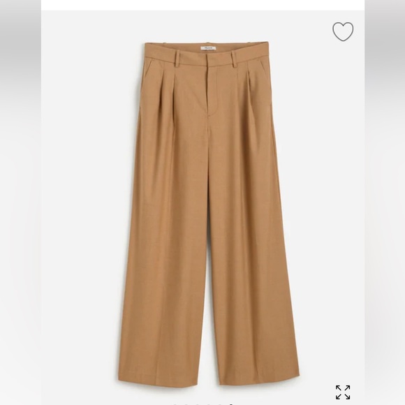 Madewell “The Harlow Superwide-Leg Trouser in Brushed Twill” - Picture 1 of 6